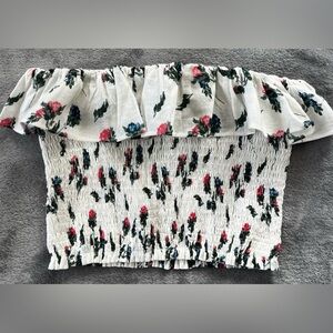 Olivaceous Off the Shoulder Top